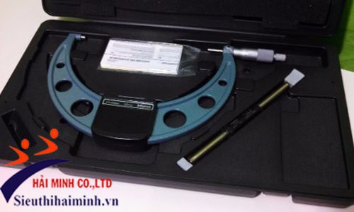 Hình ảnh thực tế Panme đo ngoài cơ khí Mitutoyo 103-144-10