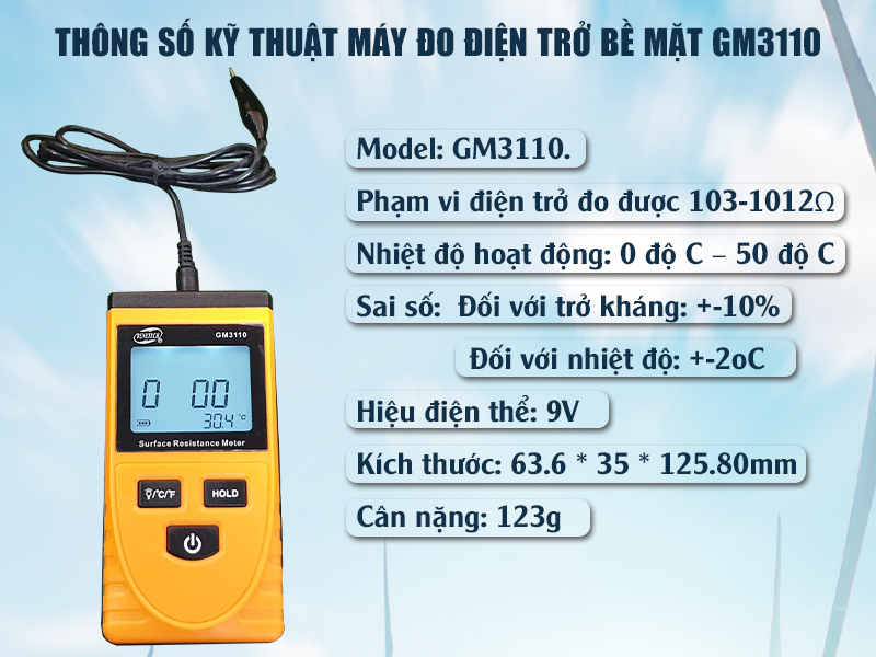 Thông số kux thuật GM3110
