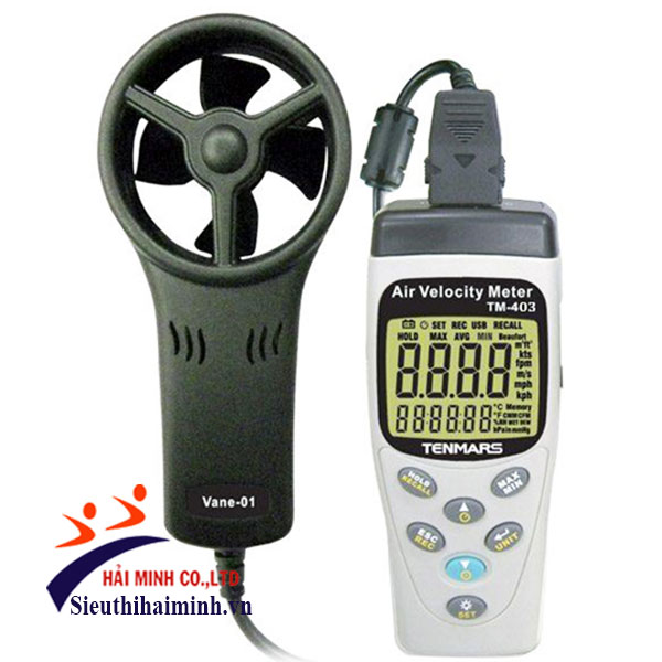 Máy đo tốc độ và lưu lượng gió Tenmars TM-403