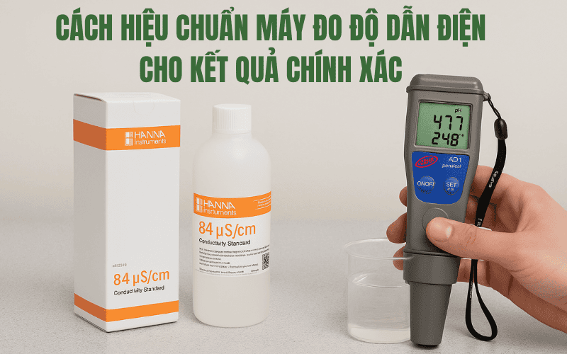 Cách Hiệu Chuẩn Máy Đo Độ Dẫn Điện Cho Kết Quả Chính Xác