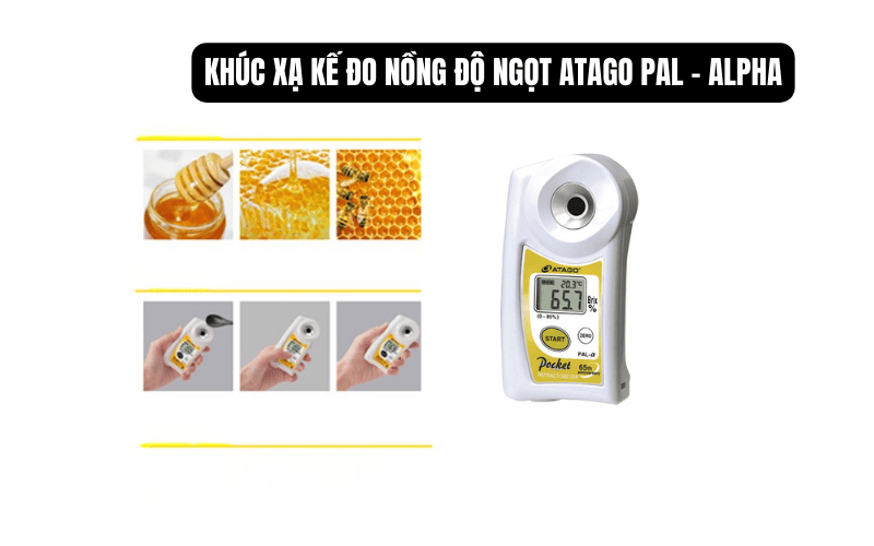 Khúc xạ kế đo nồng độ ngọt Atago PAL - ALPHA
