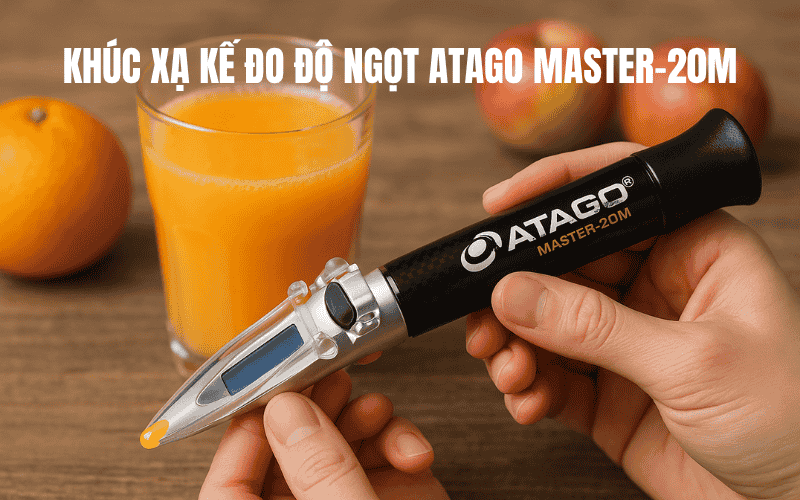 Khúc xạ kế đo độ ngọt Atago Master-20M