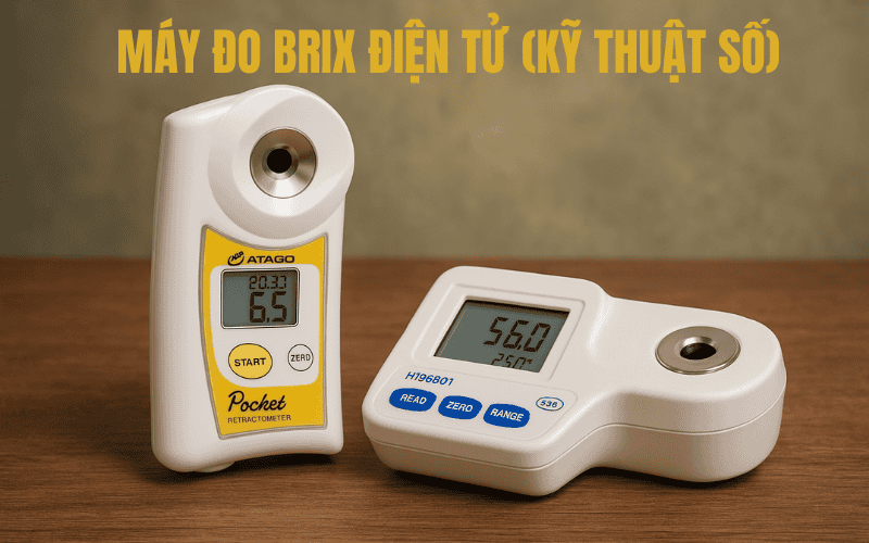 Máy đo brix điện tử ( Kỹ thuật số)