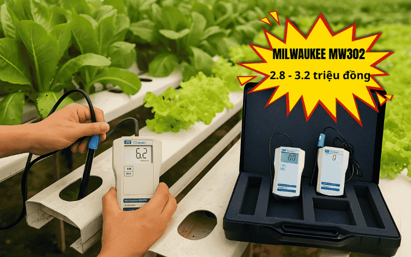 Máy đo độ dẫn dung dịch cầm tay Milwaukee MW302