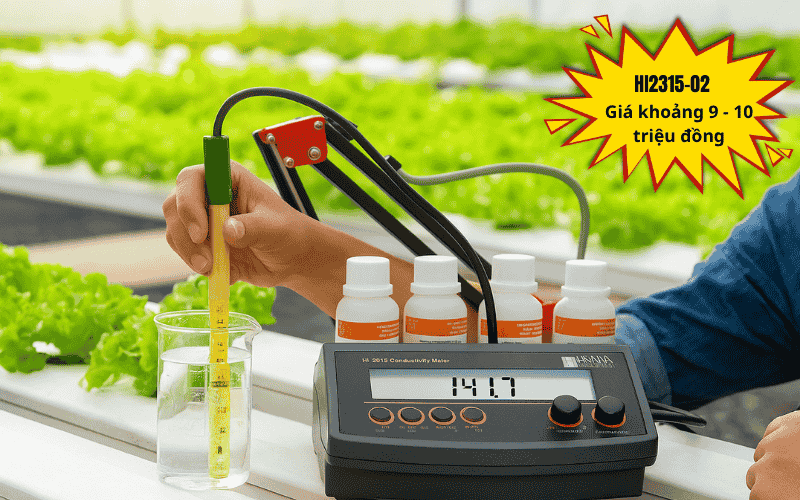 Máy đo độ dẫn EC bù nhiệt Hanna HI2315-02