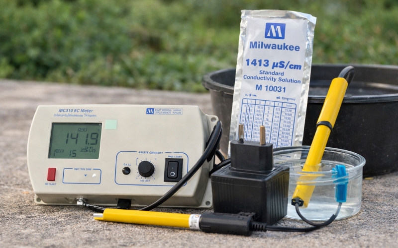 Máy đo độ dẫn EC Milwaukee MC310