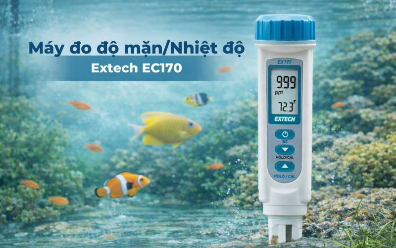 Máy đo độ mặn/Nhiệt độ Extech EC170  