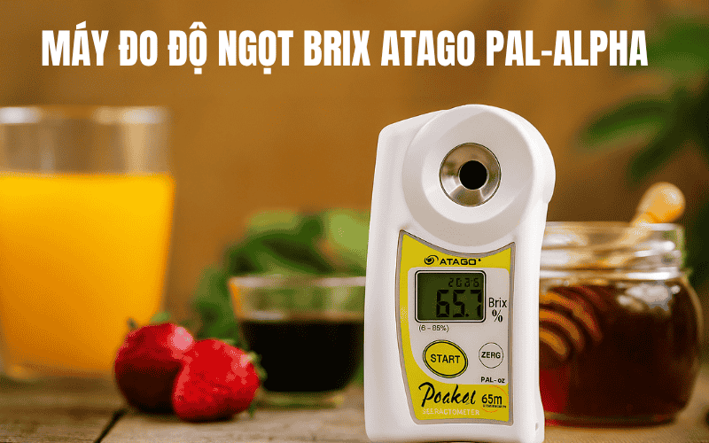 Khúc xạ kế điện tử đo độ ngọt Palette ATAGO PR-32alpha