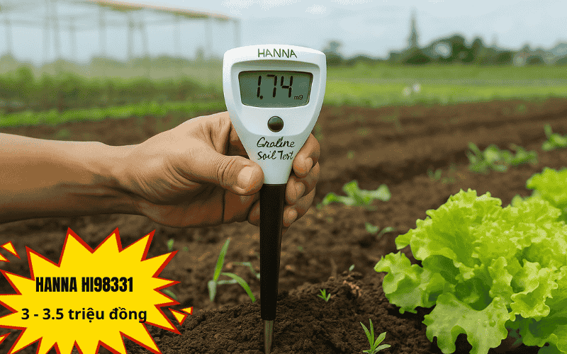 Máy đo EC dùng trong đất Hanna HI98331