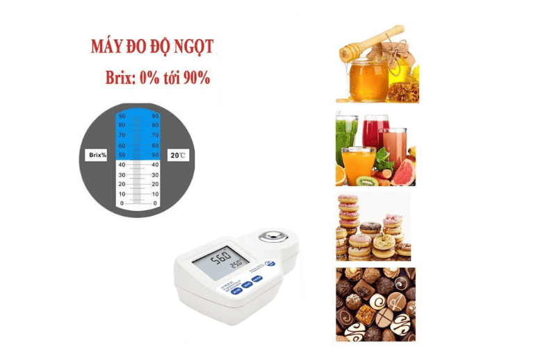 Máy đo nồng độ ngọt Hanna