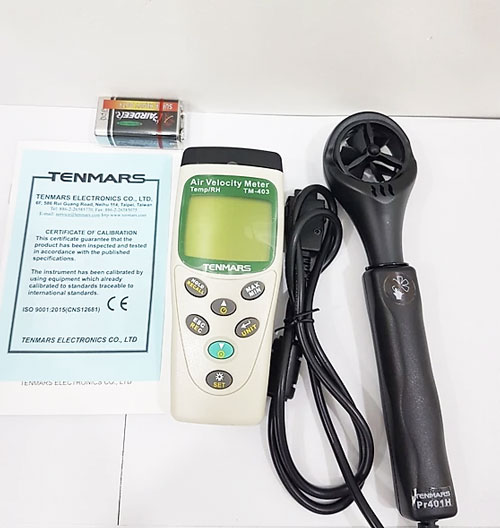 Máy đo tốc độ và lưu lượng gió Tenmars TM-403