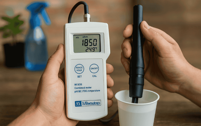 Một số hạn chế khi sử dụng máy đo EC