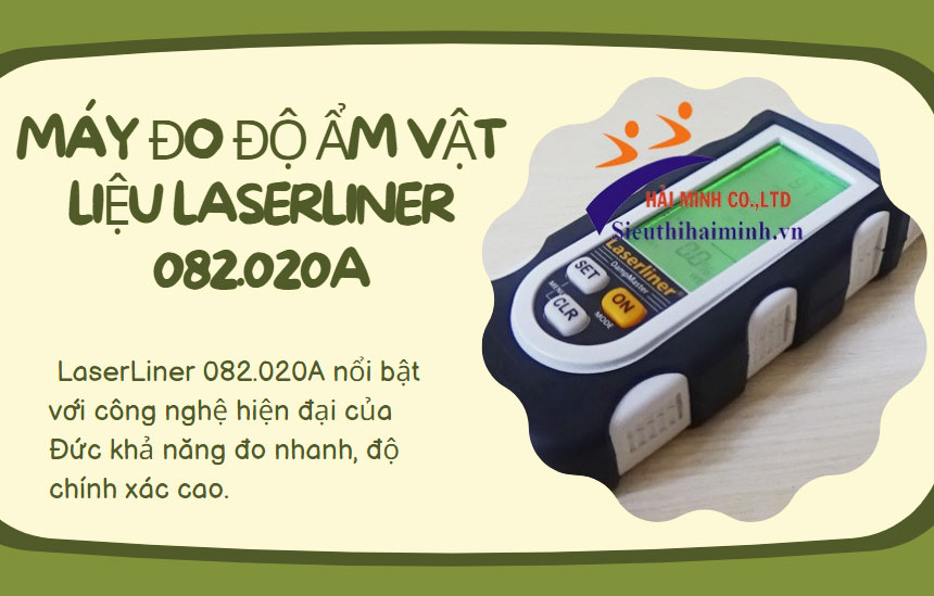  Máy đo độ ẩm vật liệu LaserLiner 082.020A