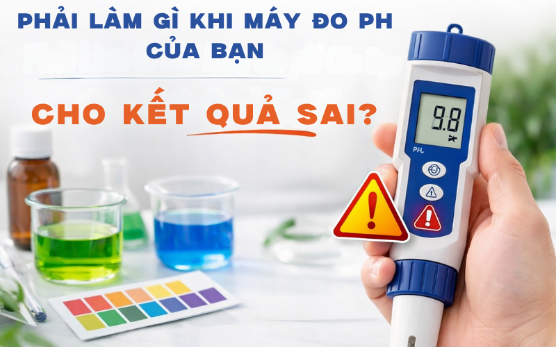 Phải Làm Gì Khi Máy Đo Ph Của Bạn Cho Kết Quả Sai 
