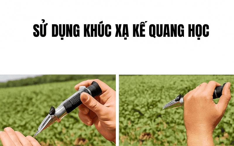 Sử dụng khúc xạ kế quang học