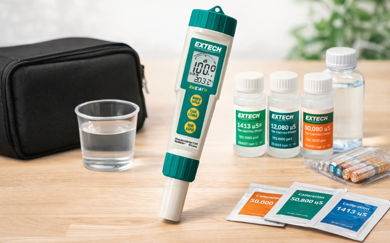 Tính năng nổi bật của Bộ KIT đo độ dẫn/ TDS/ Độ mặn EXTECH EC410