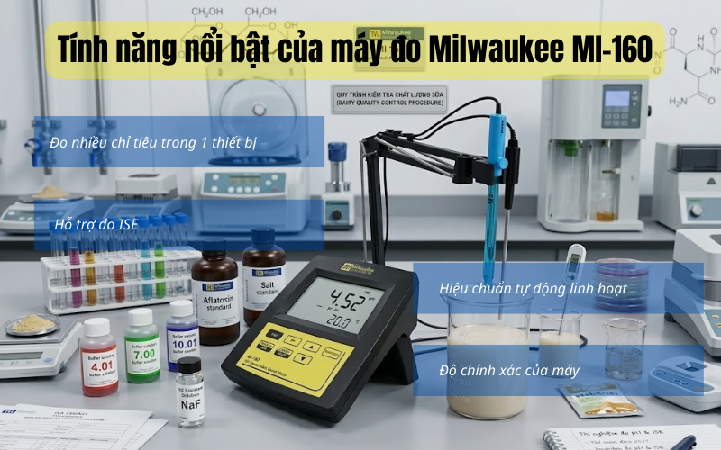 Tính năng nổi bật của máy đo Milwaukee MI-160