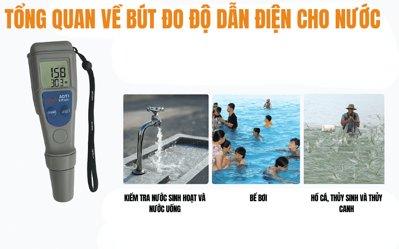 Tổng quan về bút đo độ dẫn điện cho nước