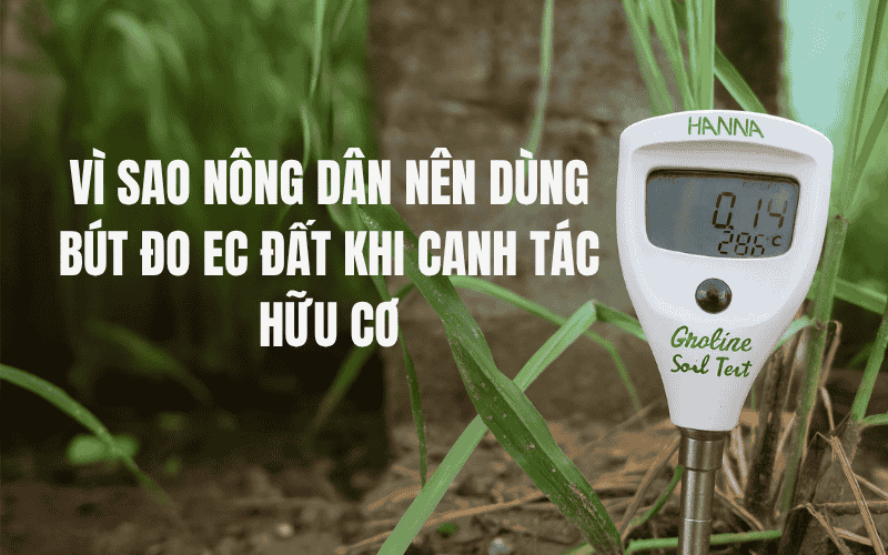 Vì Sao Nông Dân Nên Dùng Bút Đo EC Đất Khi Canh Tác Hữu Cơ