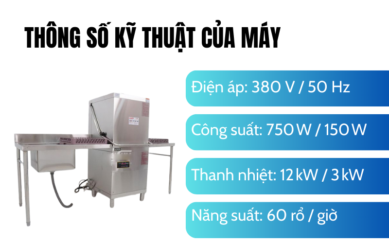 Máy rửa bát công nghiệp FS60