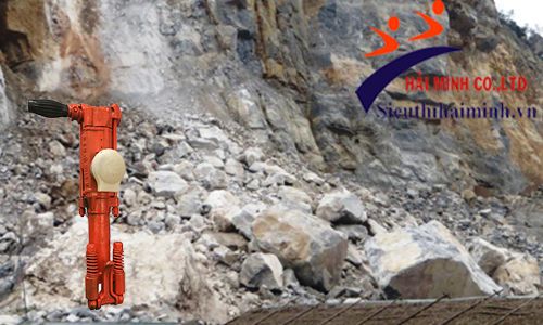 Sử dụng búa khoan đá cầm tay HY18
