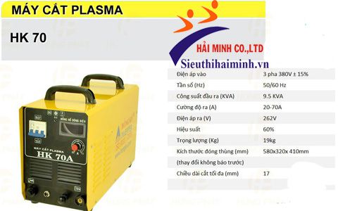 Máy cắt Plasma HK- 70- 380V chất lượng
