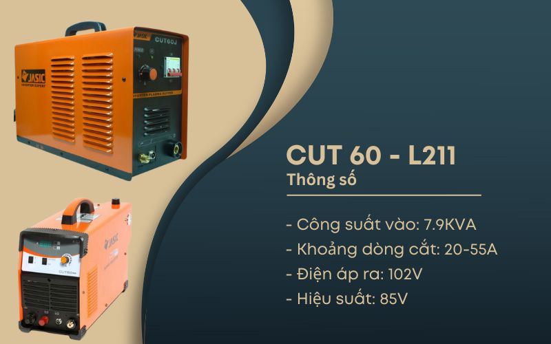 Máy cắt plasma Jasic CUT 60 (L211) 220V