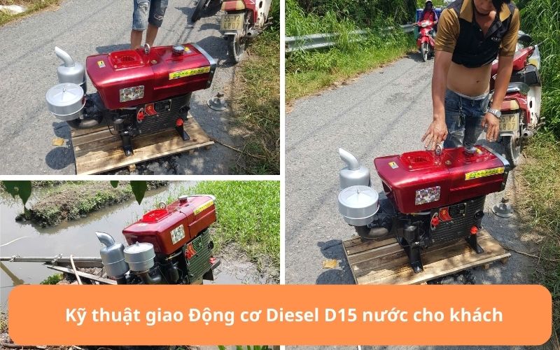 Kỹ thuật giao Động cơ Diesel D15 nước cho khách