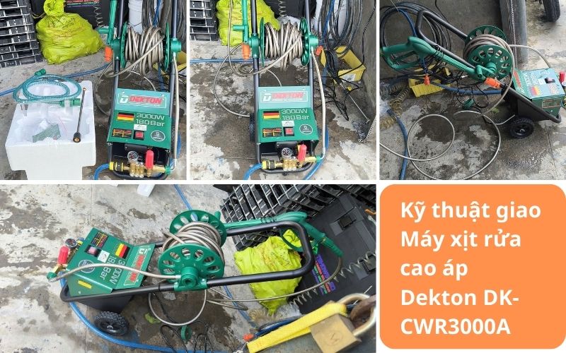 Kỹ thuật giao Máy xịt rửa cao áp Dekton DK-CWR3000A