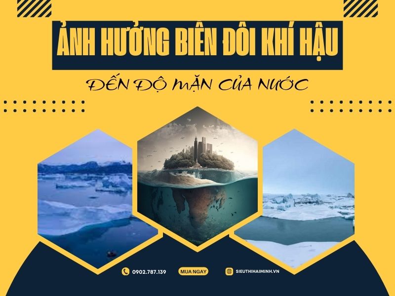 Ảnh hưởng của biến đổi khí hậu đến độ mặn của nước biển