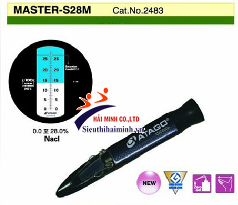 Khúc xạ kế đo độ mặn Atago Master - S28M