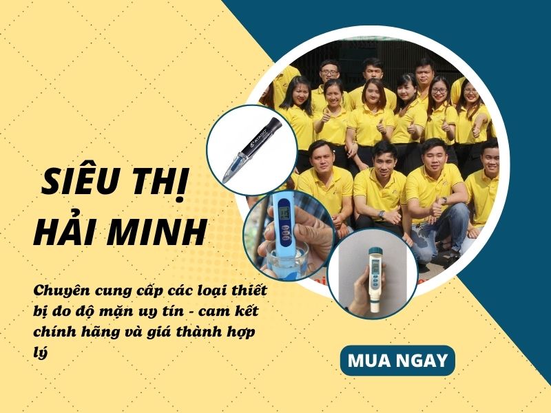 Hải Minh cung cấp thiết bị đo độ mặn nước chính hãng Atago