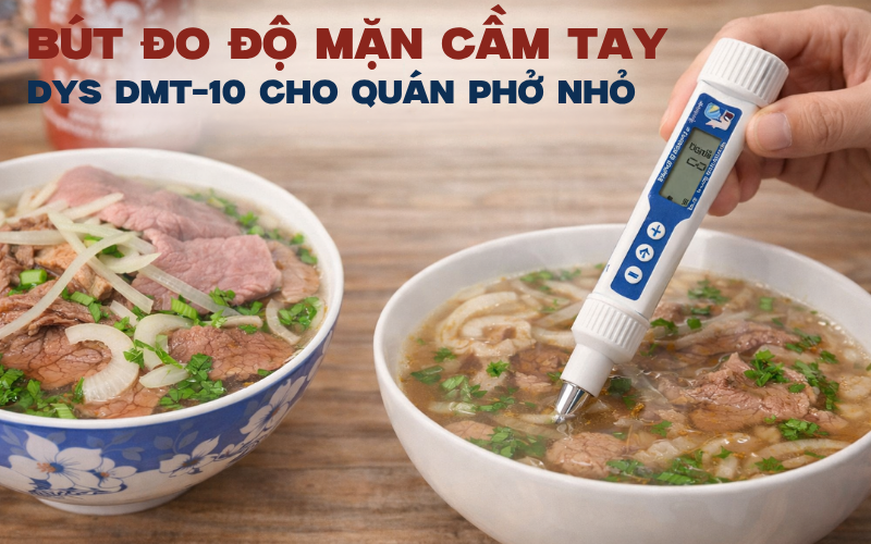 Bút đo độ mặn cầm tay DYS DMT-10 cho quán phở nhỏ