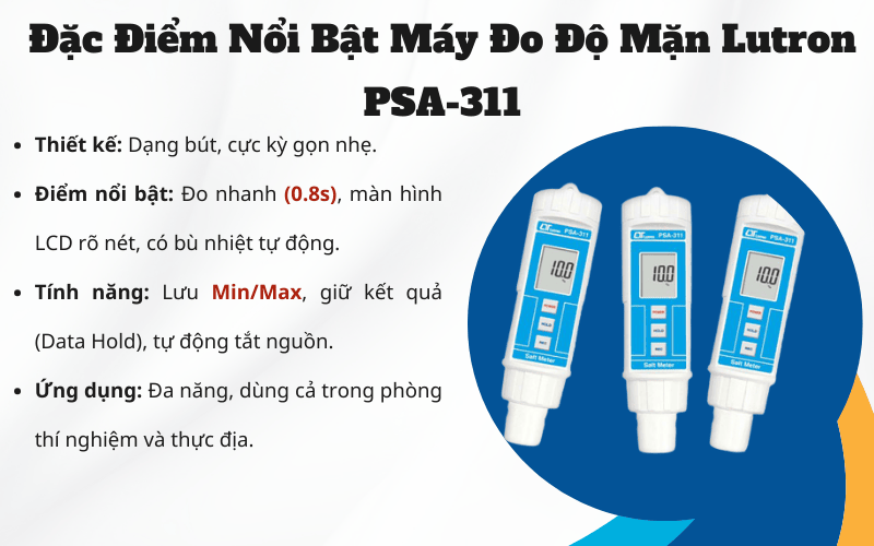 Bút đo độ mặn Lutron PSA-311