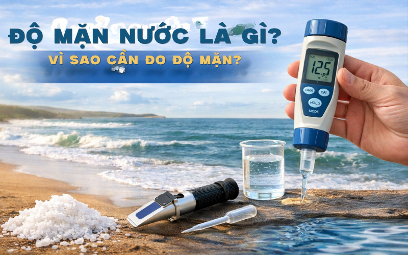 Độ mặn nước là gì? Vì sao cần đo độ mặn?