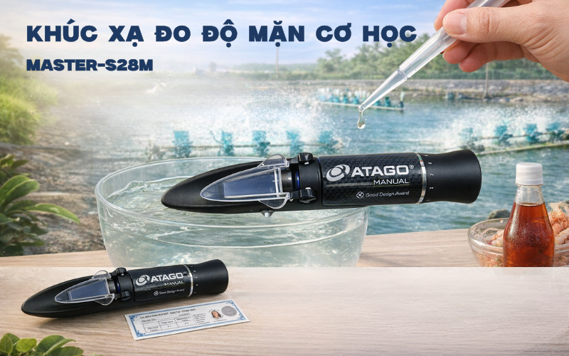Khúc xạ đo độ mặn cơ học Master- S28M