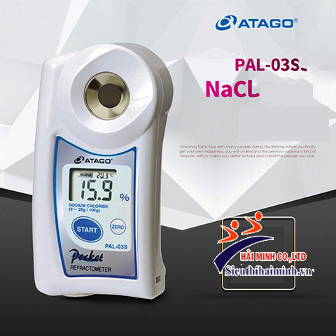 Khúc xạ kế đo độ mặn Atago PAL-03S