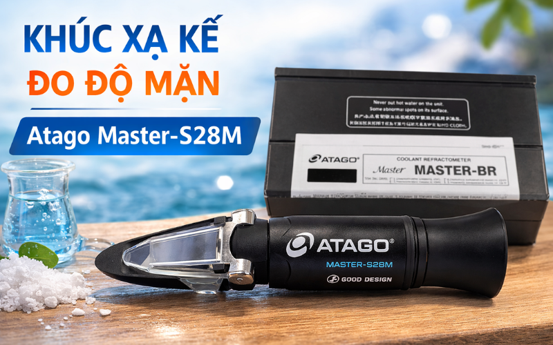 Khúc xạ kế đo độ mặn Atago Master-S28M