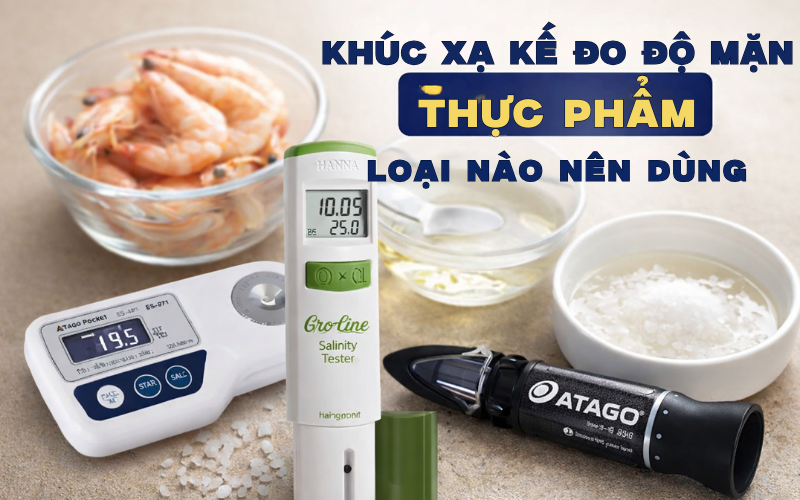 Khúc Xạ Kế Đo Độ Mặn Thực Phẩm Loại Nào Nên Dùng
