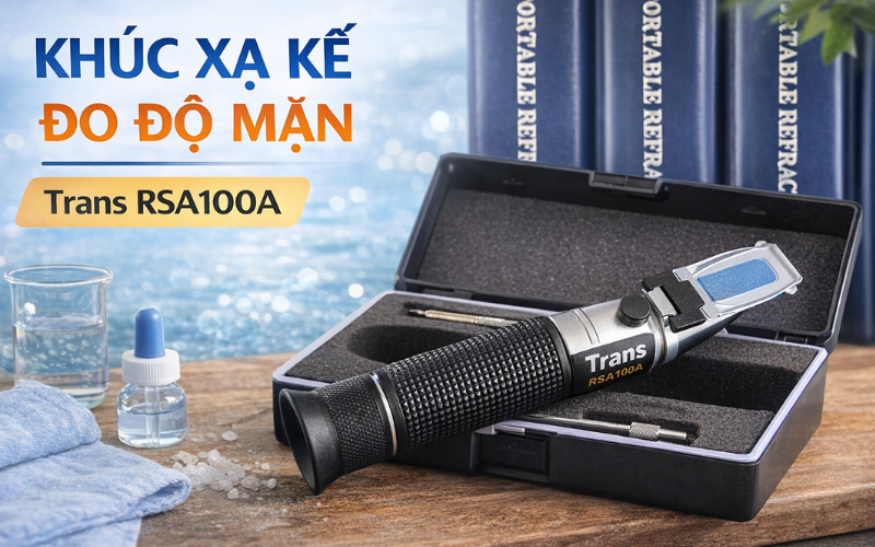 Khúc xạ kế đo độ mặn Trans RSA100A