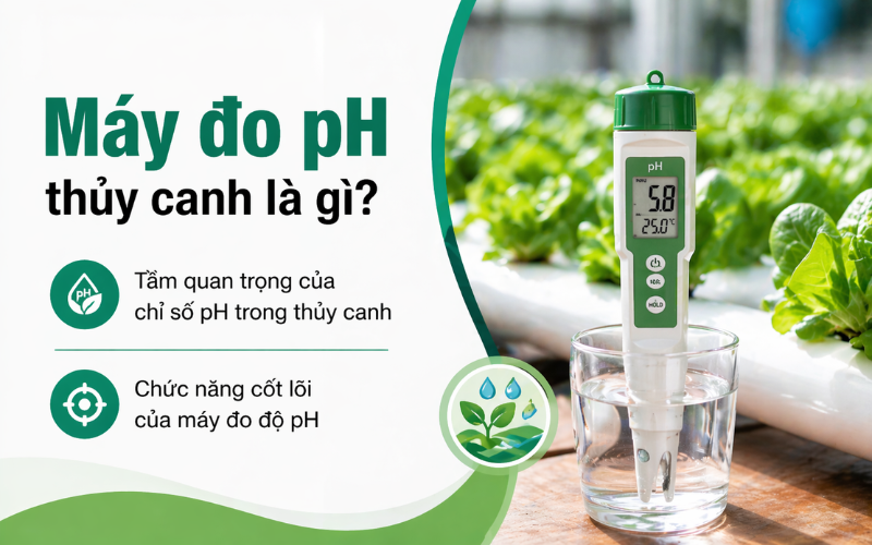Máy đo pH thủy canh là gì