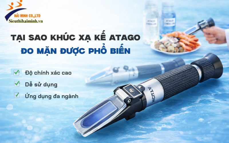 Tại Sao Khúc Xạ Kế Atago Đo Mặn Được Dùng Phổ Biến