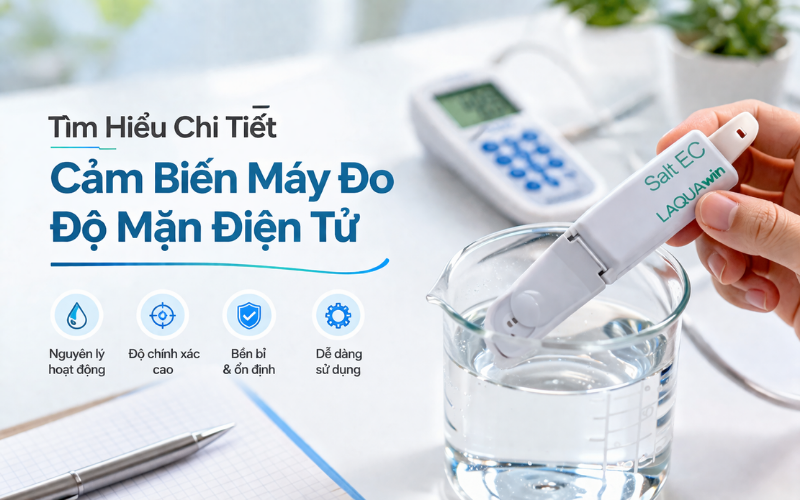 Tìm Hiểu Chi Tiết Cảm Biến Máy Đo Độ Mặn Điện Tử