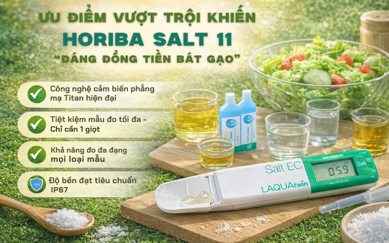 Ưu điểm vượt trội khiến Horiba Salt 11 