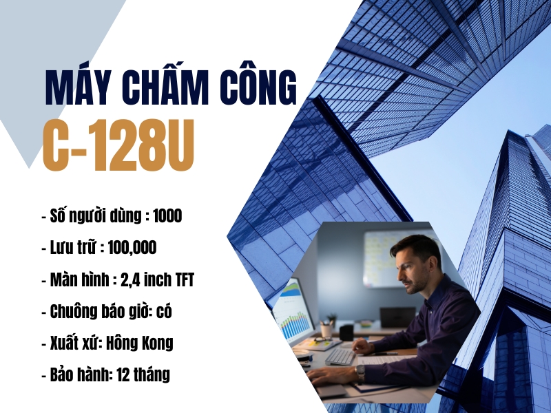 May-cham-cong-C-128U