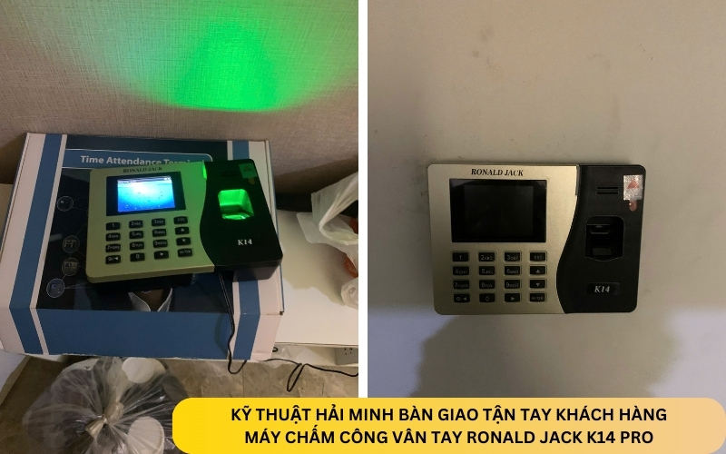 Máy chấm công vân tay Ronald Jack K14 Pro