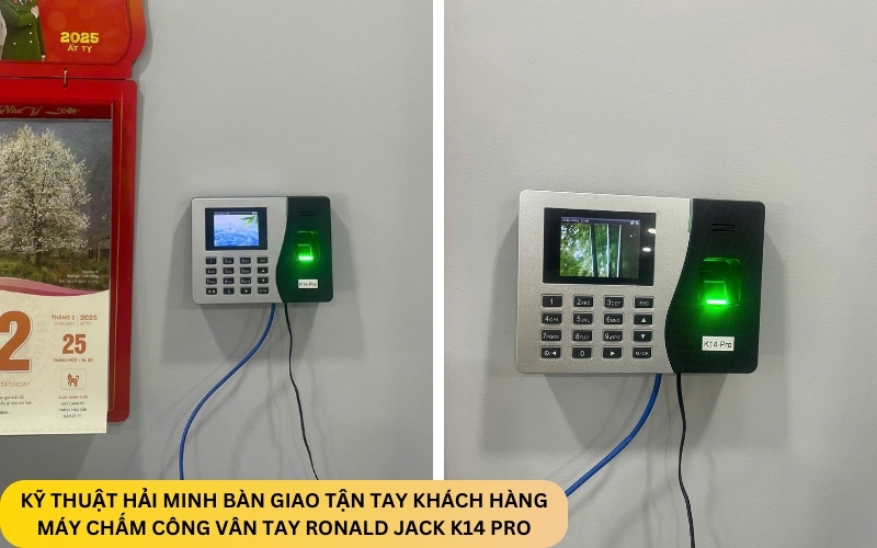 Máy chấm công vân tay Ronald Jack K14 Pro