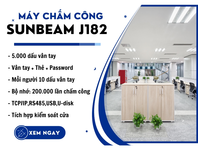 May-cham-cong-van-tay-Sunbeam-J182