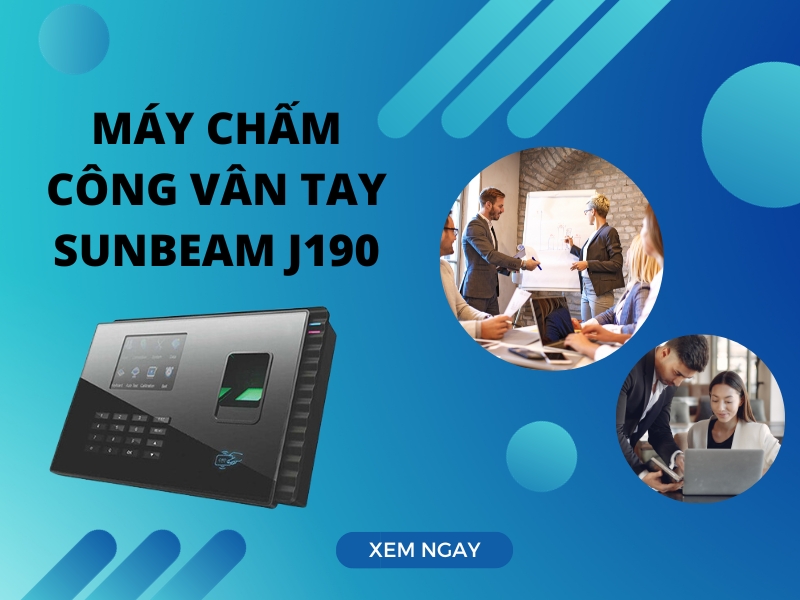 May-cham-cong-van-tay-Sunbeam-J190