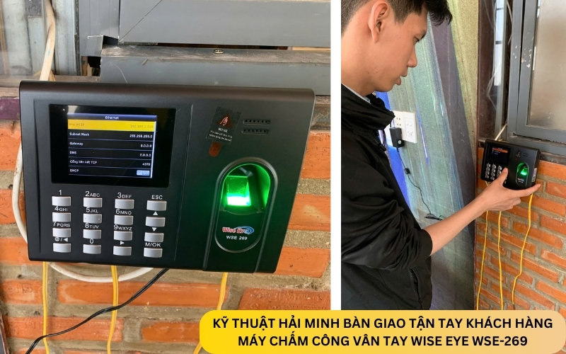 Máy chấm công vân tay Wise Eye WSE-269